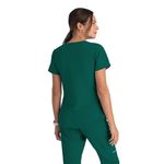 Breeze Womens Scrub Top Hunt Grn Xs