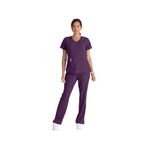 Breeze Womens Scrub Top Eggplant 4Xl