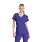 Reliance Womens Scrub Top Grape 3Xl