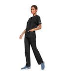 4700 Unisex Scrub Top Black 2Xl