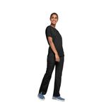 4700 Unisex Scrub Top Black Xs