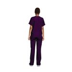 4700 Unisex Scrub Top Eggplant 3Xl