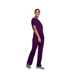 4700 Unisex Scrub Top Eggplant 2Xs