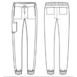 Pace Knit Jogger Petite Ceil S