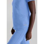 Serene Knit Scrub Top Ceil 2Xs