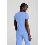 Serene Knit Scrub Top Ceil Xs