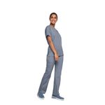 4700 Unisex Scrub Top Grey S