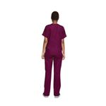 4700 Unisex Scrub Top Wine M