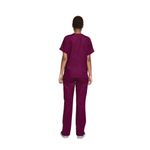 4700 Unisex Scrub Top Wine Xl