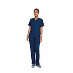 4700 Unisex Scrub Top Navy Xl