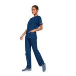 4700 Unisex Scrub Top Navy Xs