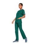 Unisex Scrub Top Hunter Green M