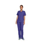 4700 Unisex Scrub Top Grape 3Xl