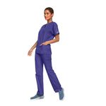 4700 Unisex Scrub Top Grape Xs