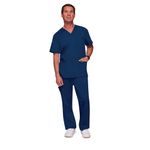 Revolution Scrub Top Navy Xxs