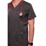 Revolution Scrub Top Pewter L