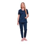 Revolution Mock Wrap Top Navy 3Xl