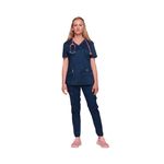 Revolution Mock Wrap Top Navy Xs