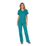 Revolution Mock Wrap Top Teal 2Xl