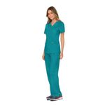 Revolution Mock Wrap Top Teal M