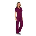 Revolution Mock Wrap Top Wine 2Xl