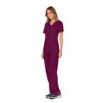 Revolution Mock Wrap Top Wine Xs