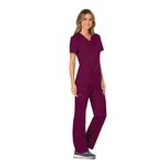 Revolution Mock Wrap Top Wine 2Xs