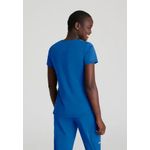 Serene Knit Scrub Top Ro Blue 2Xs