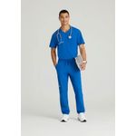 Flex Knit Scrub Top Royal Blue 5Xl