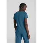 Serene Knit Scrub Top Bah Blue M