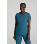Serene Knit Scrub Top Bah Blue 5Xl