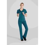 Flow Knit Scrub Top Bahama Blue 2Xs