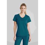 Flow Knit Scrub Top Bahama Blue 4Xl