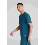 Flex Knit Scrub Top Bah Blue M