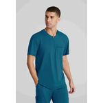 Flex Knit Scrub Top Bah Blue 2Xl