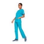 4700 Unisex Scrub Top Turquoise S