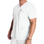 Revolution Scrub Top White Xl