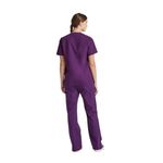 Signature Scrub Top Eggplant L