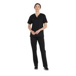 Signature Scrub Top Black 2Xs