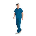 Signature Scrub Top Carib Blue 3Xl