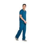 Signature Scrub Top Carib Blue S