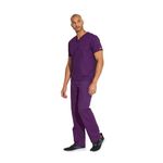 Signature Scrub Top Eggplant Xl