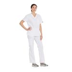 Signature Scrub Top White Xl