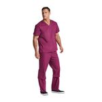 Signature Scrub Top Wine L