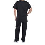 Prof V-Neck Scrub Top Black 2Xs