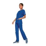 4700 Unisex Scrub Top Galaxy Blue L