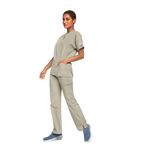 4700 Unisex Scrub Top Khaki Xl