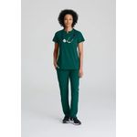 One Flux Scrub Top Hunt Grn 2Xl