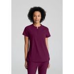 One Flux Scrub Top Wine 4Xl