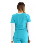 Breeze Womens Scrub Top Tur Xs